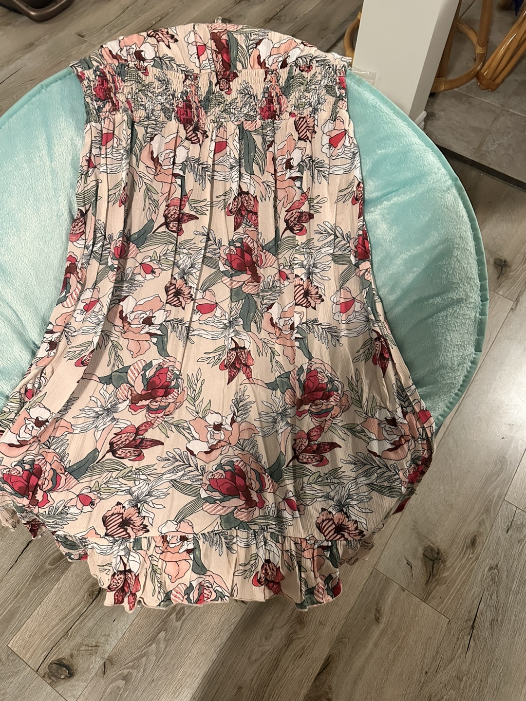 Floral midi dress, size medium - photo 3