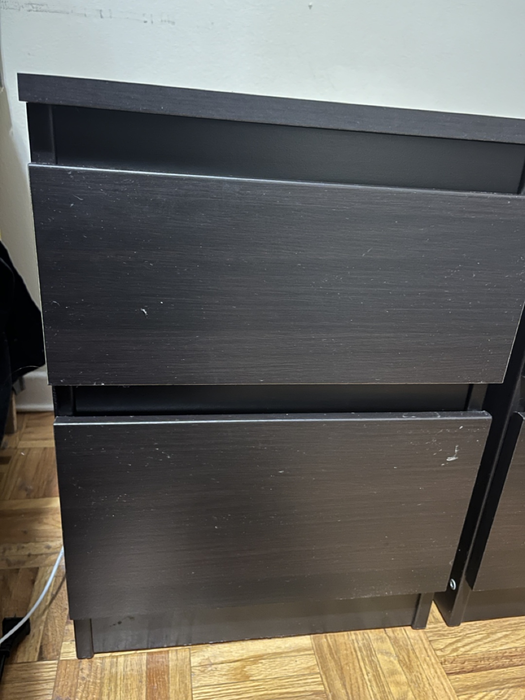 2 IKEA MALM Two-Drawer Nightstand