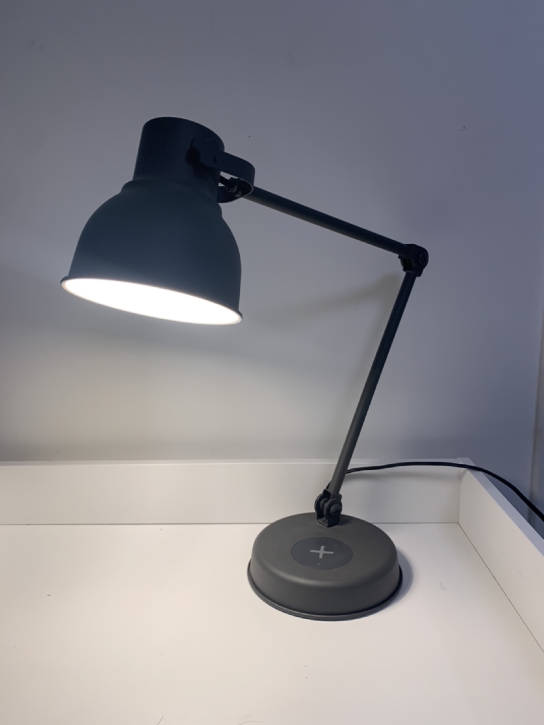 Adjustable Desk Lamp with Wireless Charging
