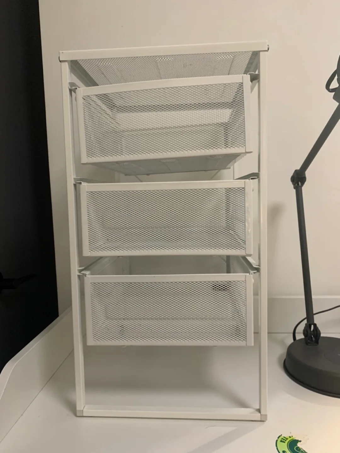 White Metal 3-Drawer Organizer (x2) thumbnail