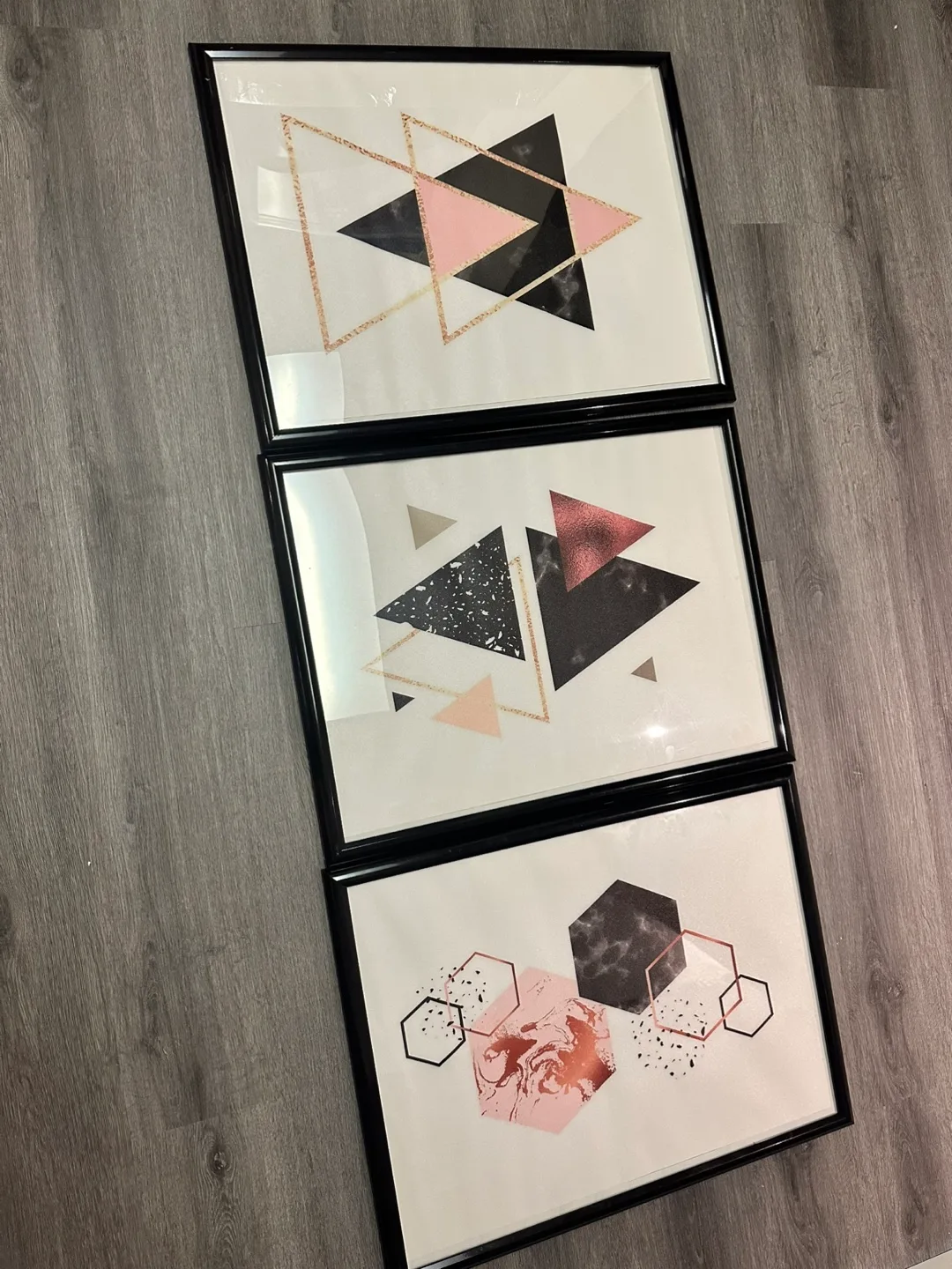 Set of 3 Geometric Wall Art Prints thumbnail