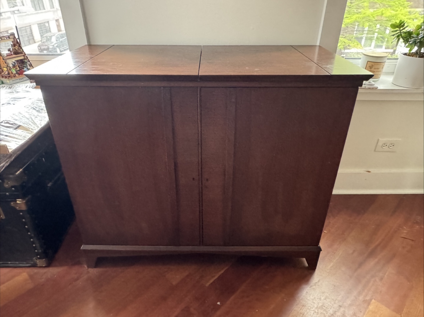Mid-Century Modern Walnut Bar
