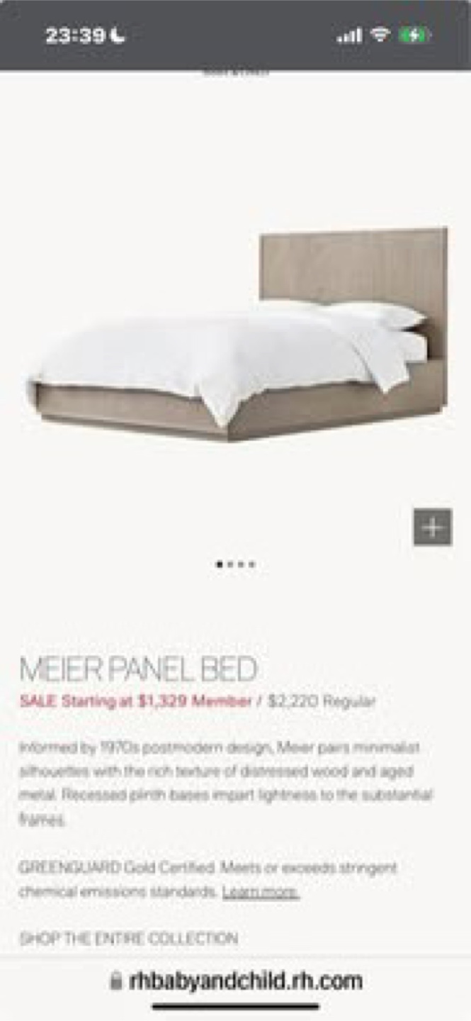 RH Baby & Child Meier Panel Bed - Twin - photo 3