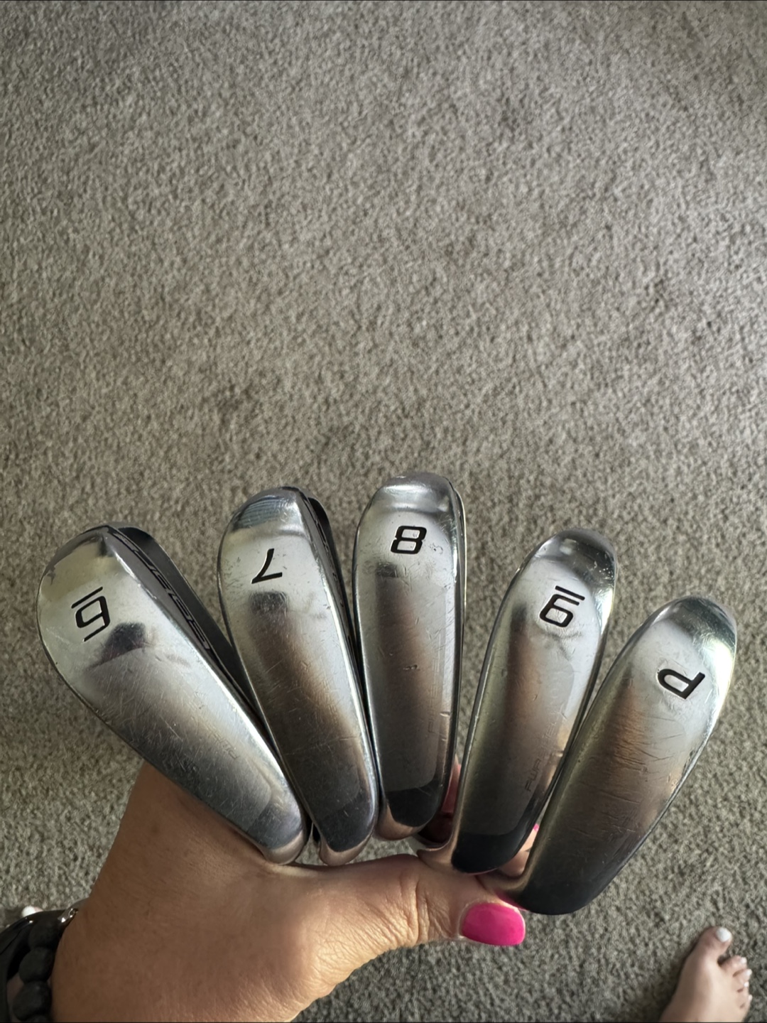 Cobra King F6 Driver & 5 Irons Set