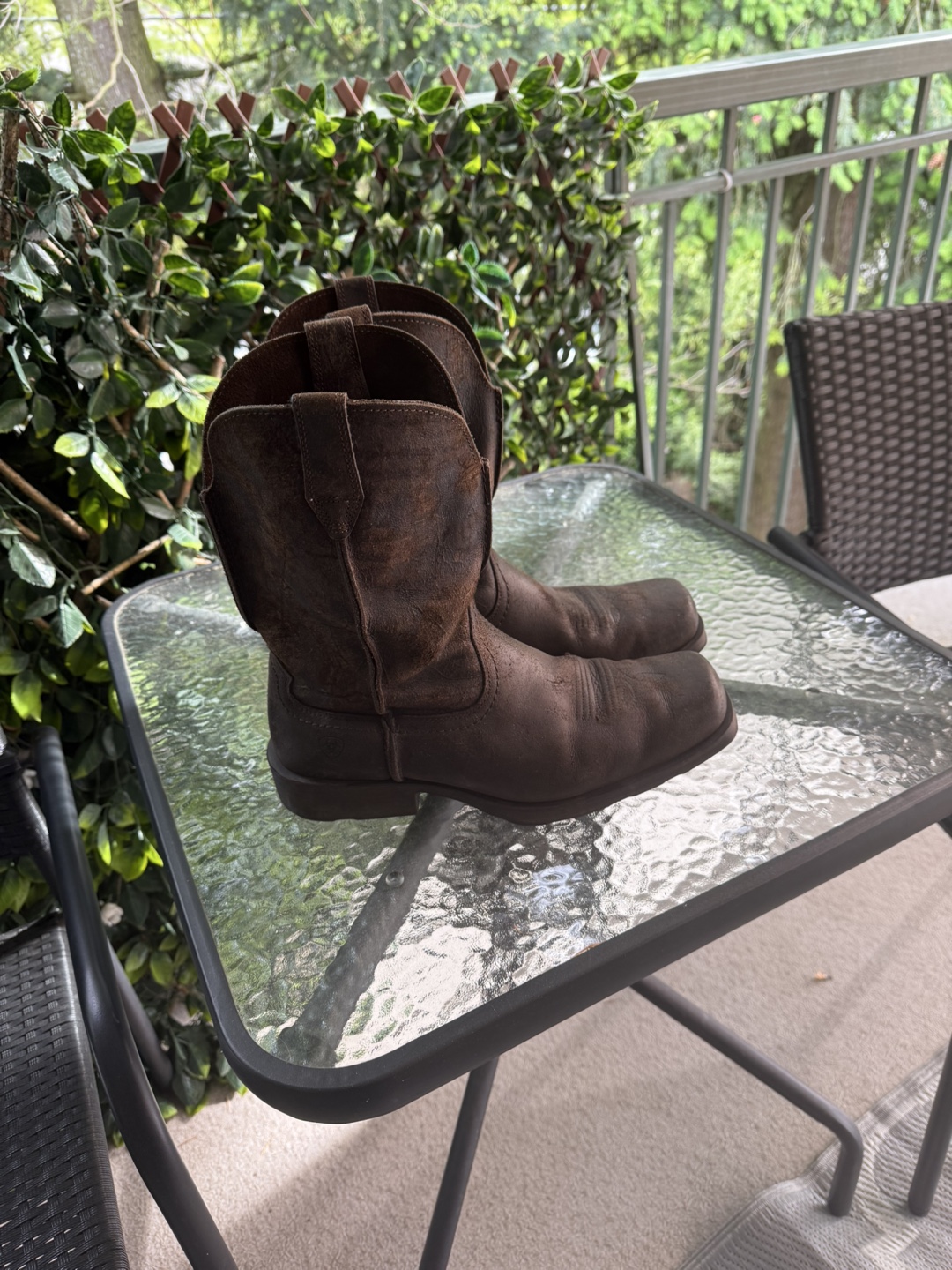 Brown Leather Cowboy Boots - photo 4