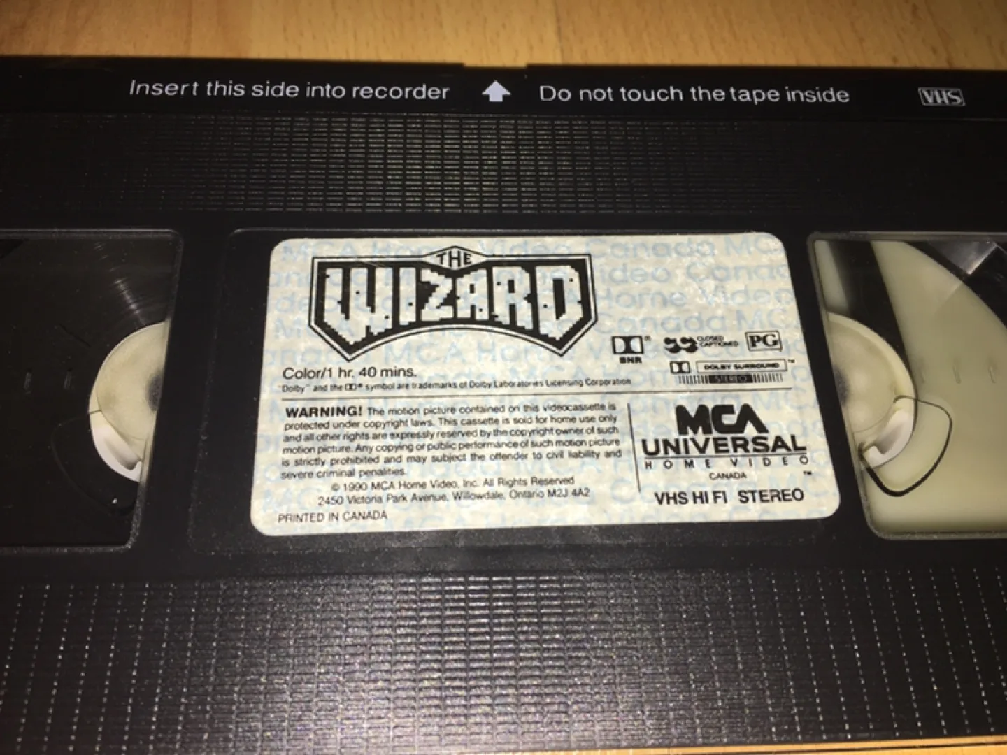 VHS The Wizard Movie Tape image indicator(3)