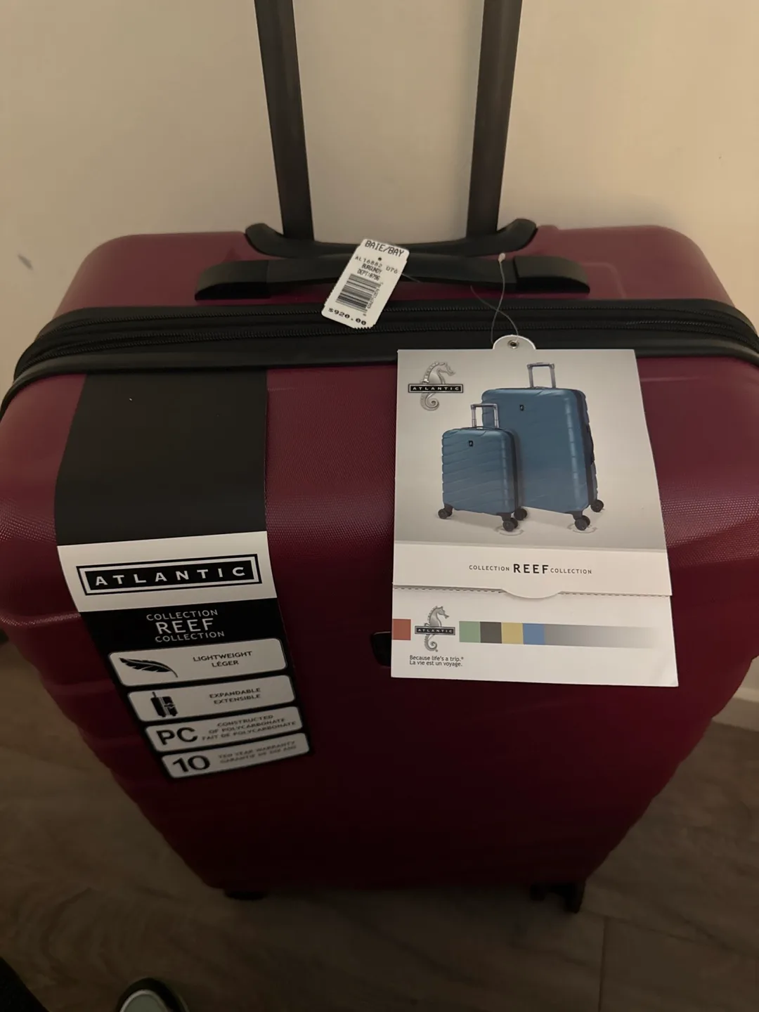 New luggage with tags !Expandable Lightweight Suitcase thumbnail