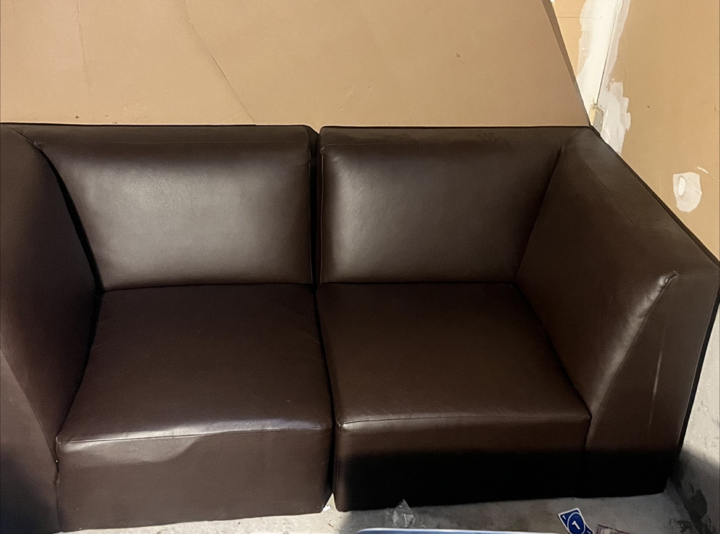 Brown Leather Sectional Sofa
