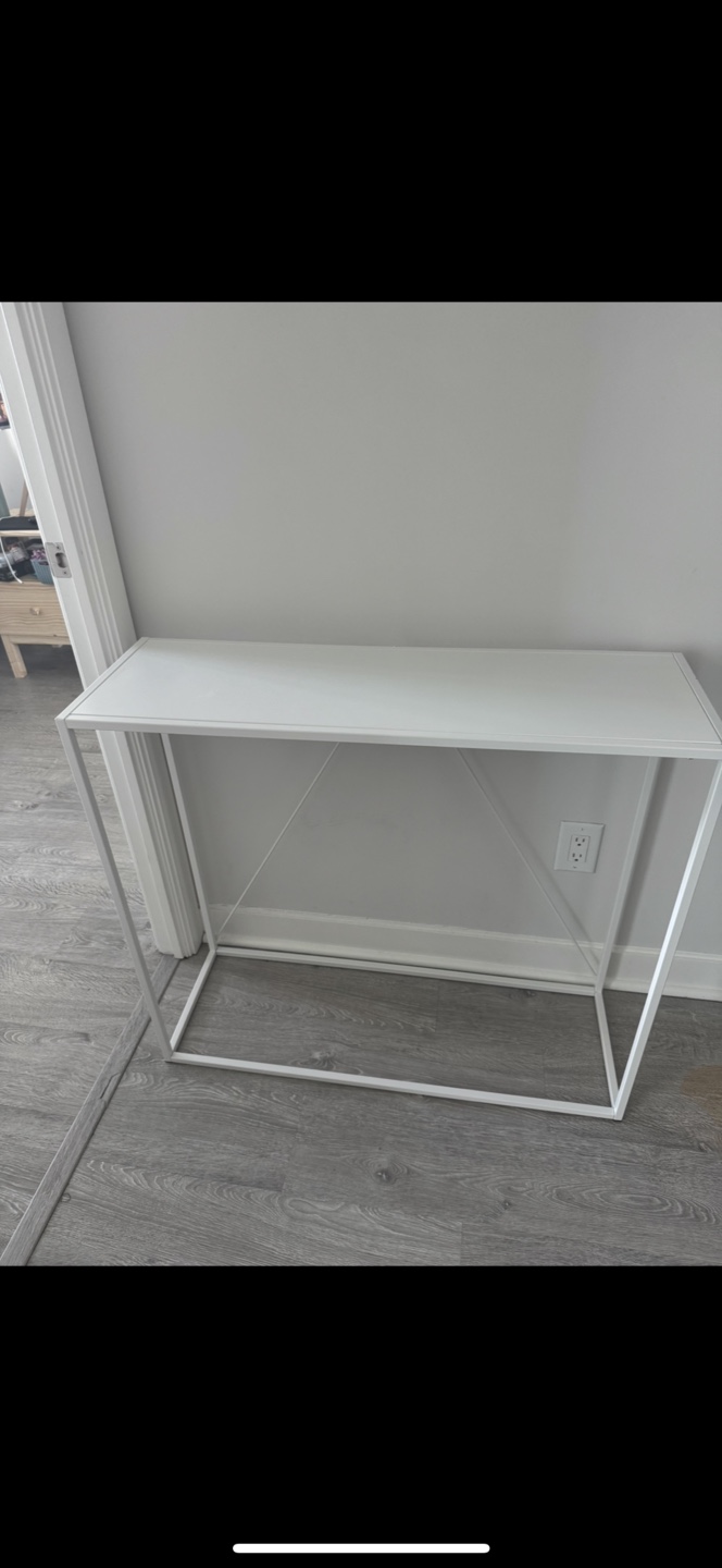 White Console Table