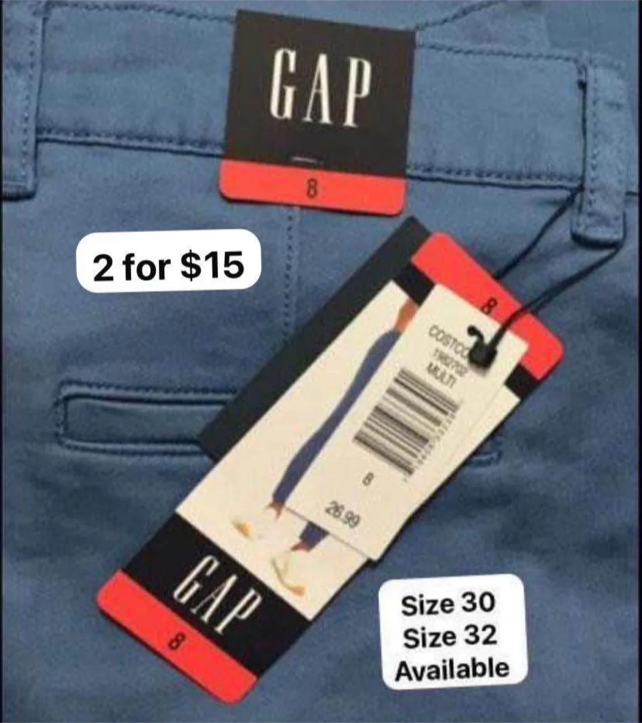 GAP Women's Size 8 Chino Pants - 2 for $15 thumbnail
