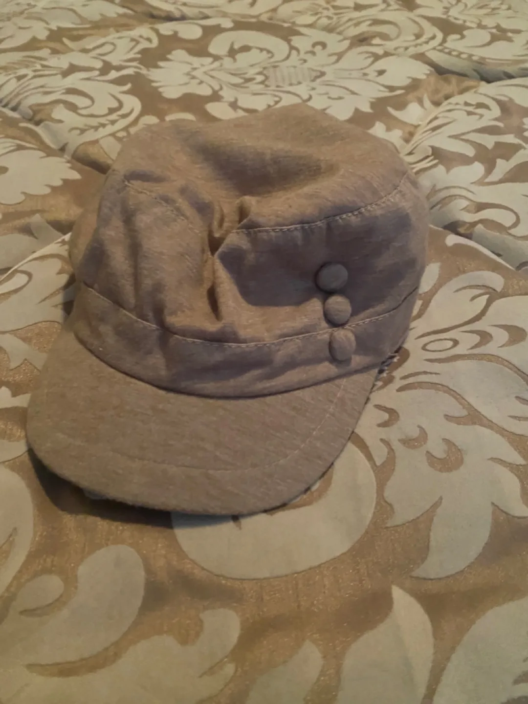 Khaki Newsboy Cap thumbnail