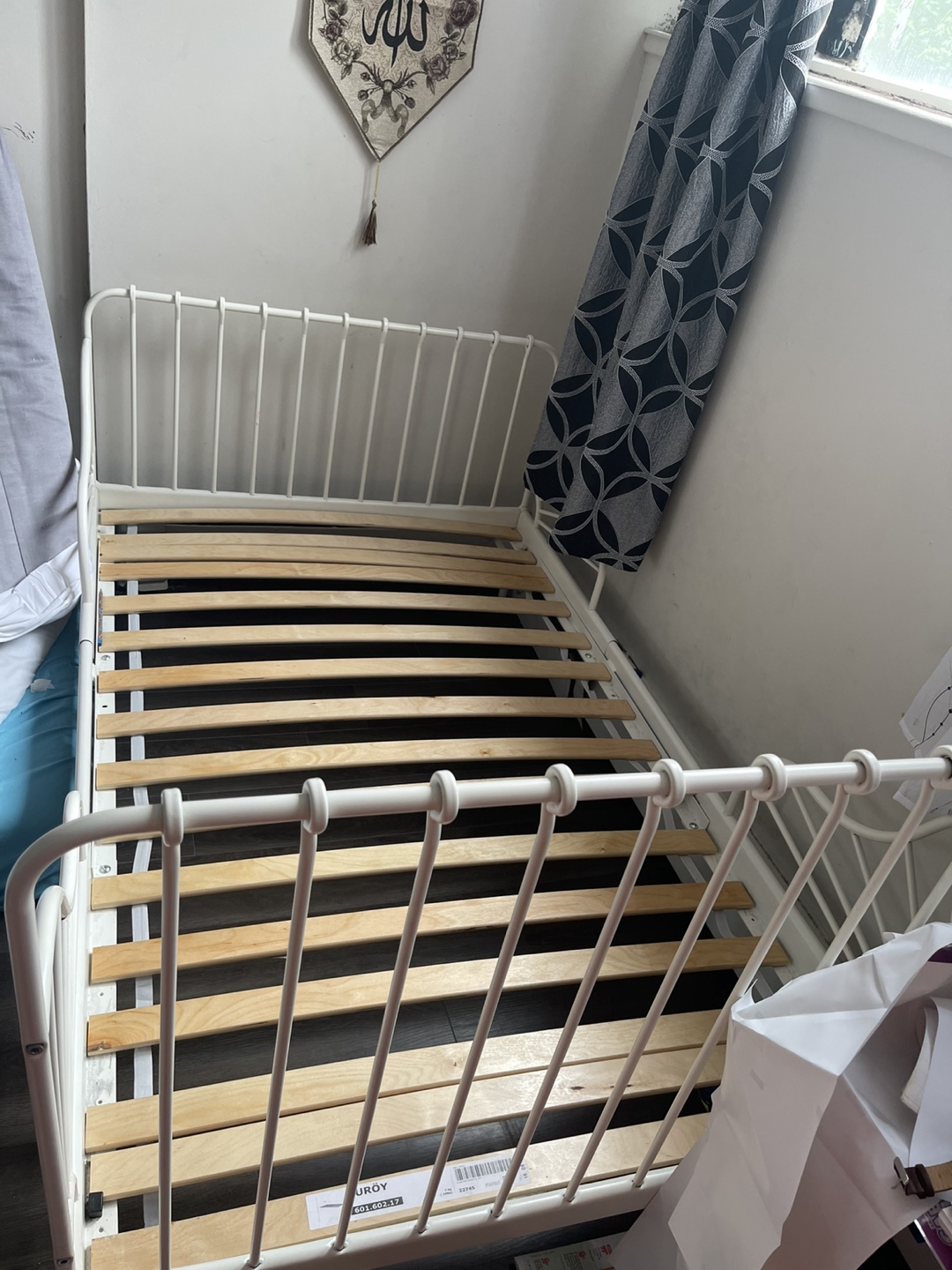 IKEA MINNEN White Twin Bed Frame - photo 3