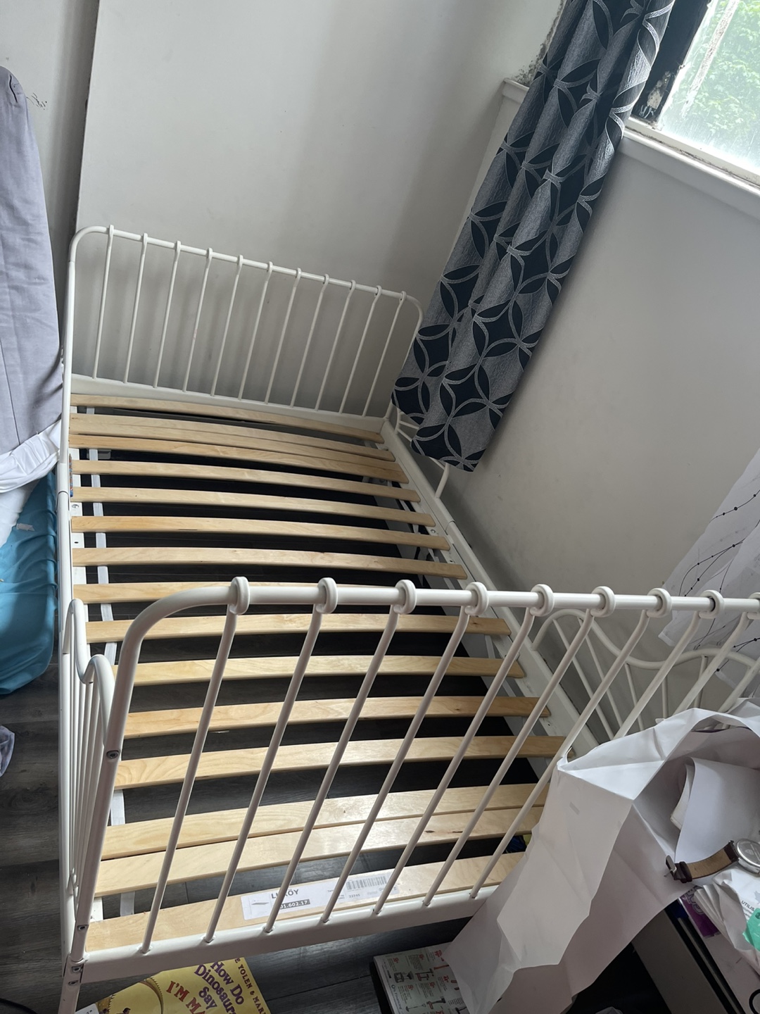 IKEA MINNEN White Twin Bed Frame - photo 2