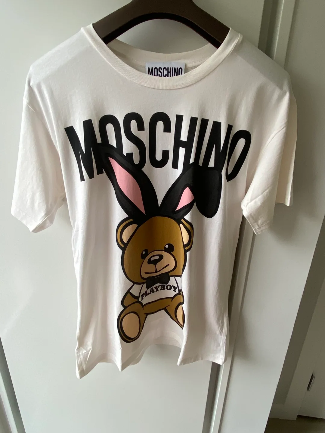 Moschino x Playboy Teddy Bear Graphic Tee thumbnail