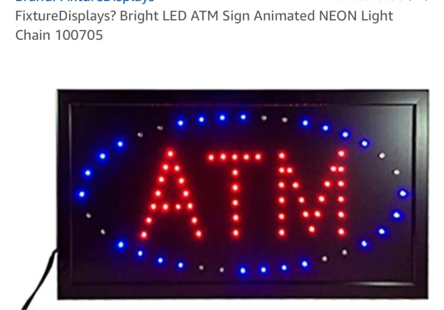 LED ATM Sign - Animated Neon Light image indicator(3)