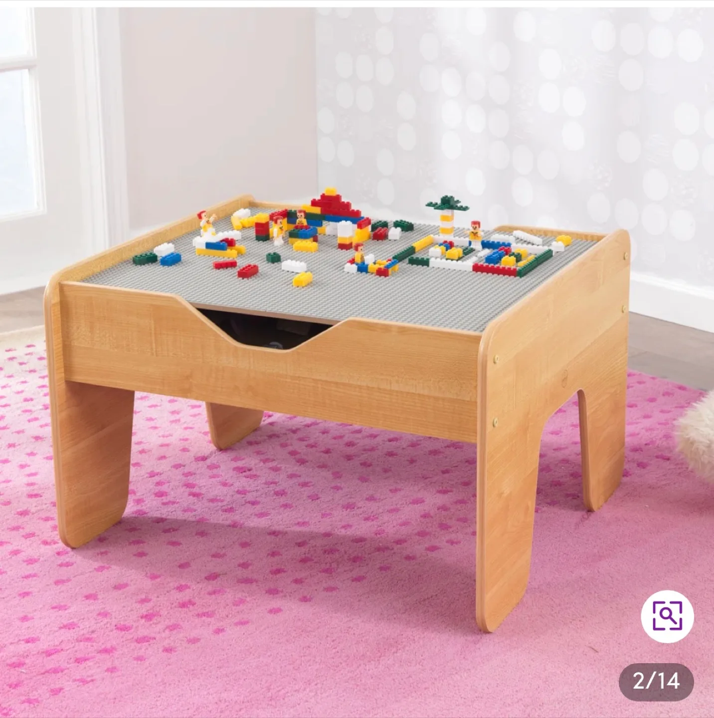 Kids' Lego Table with Storage thumbnail