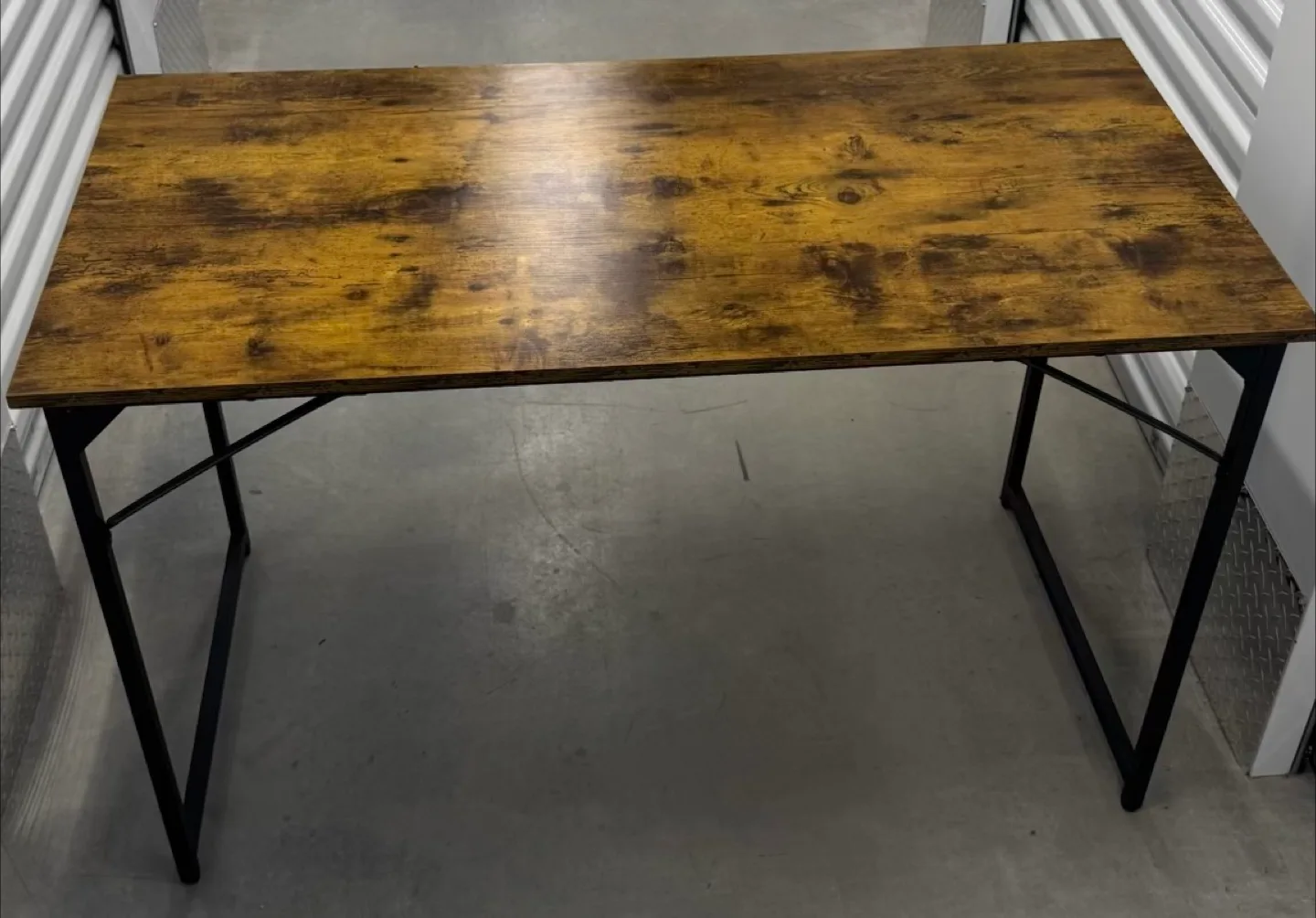 Rustic Wood & Metal Desk thumbnail
