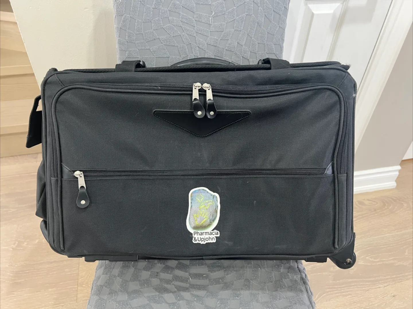 Black Rolling Carry-On Suitcase thumbnail