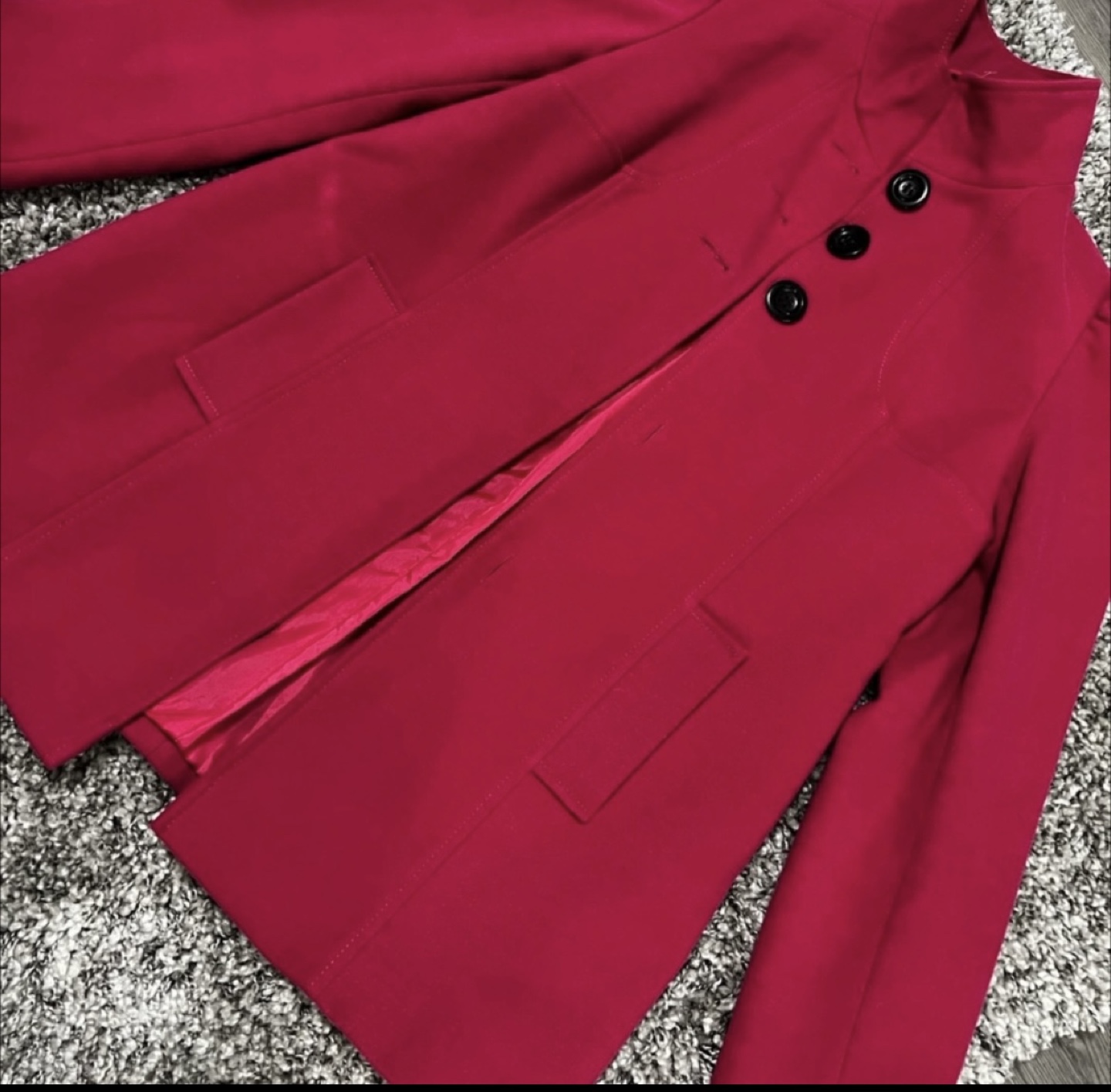 Freee - F&F Pink Peacoat Size 12