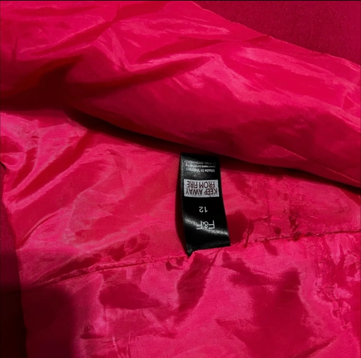 Freee - F&F Pink Peacoat Size 12 image indicator(5)