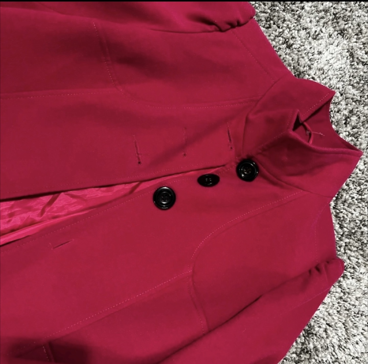 Freee - F&F Pink Peacoat Size 12 - photo 2