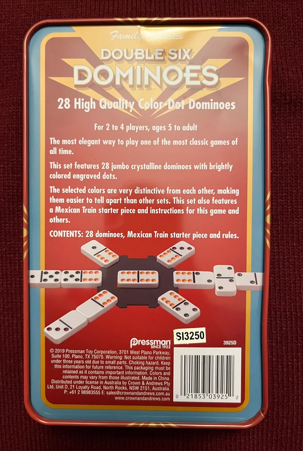 Pressman Family Classics Double Six Dominoes image indicator(3)