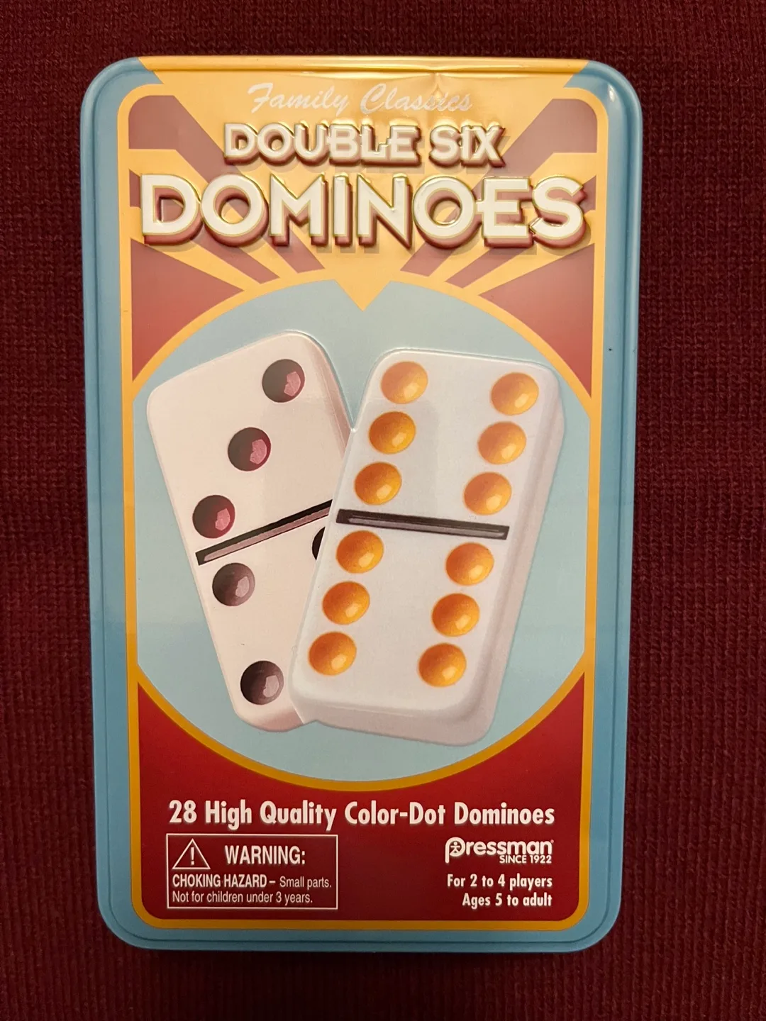 Pressman Family Classics Double Six Dominoes thumbnail