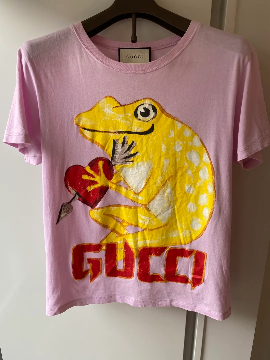Gucci XS Pink Frog T-Shirt thumbnail