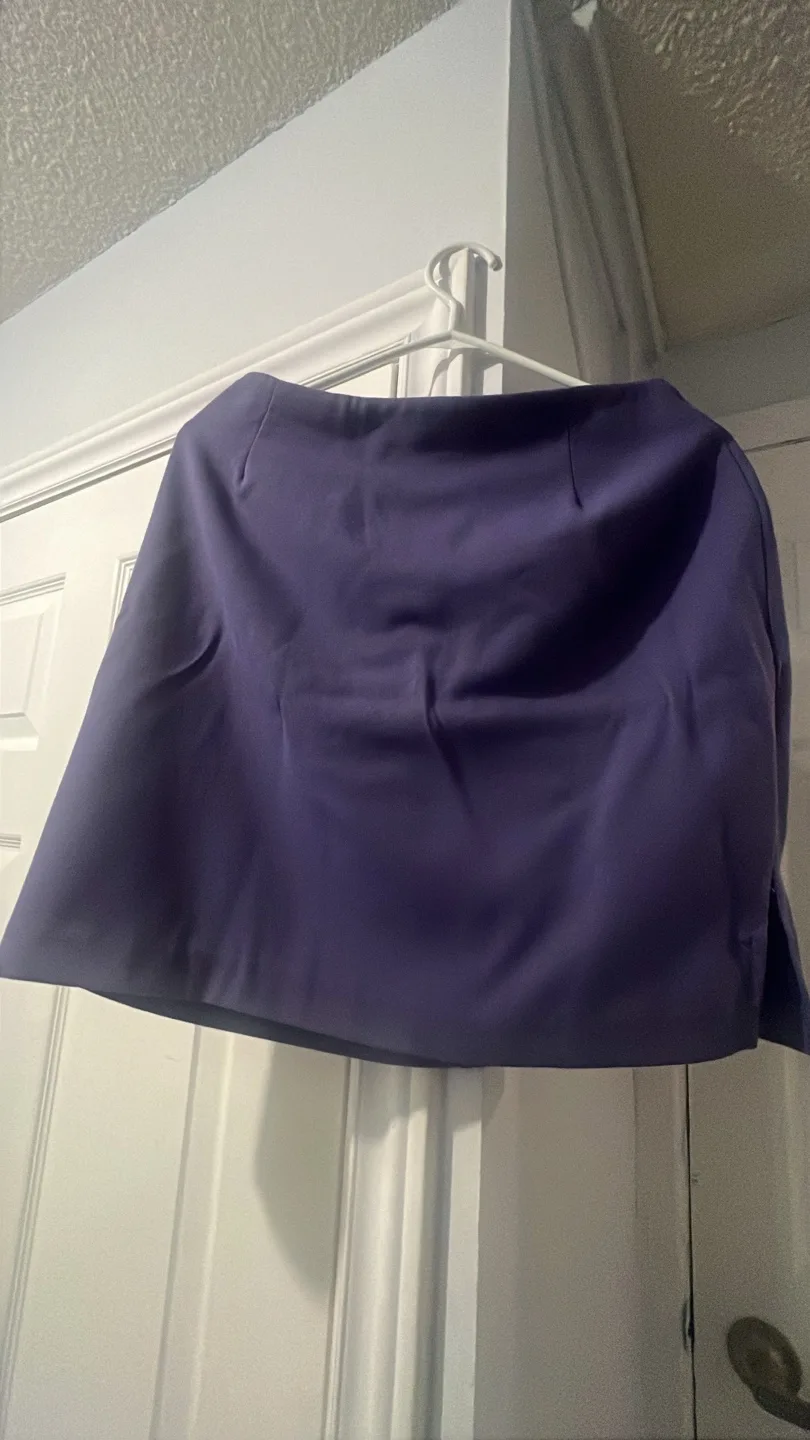 Moving Sale - Fairweather purple skirt & blazer set image indicator(7)
