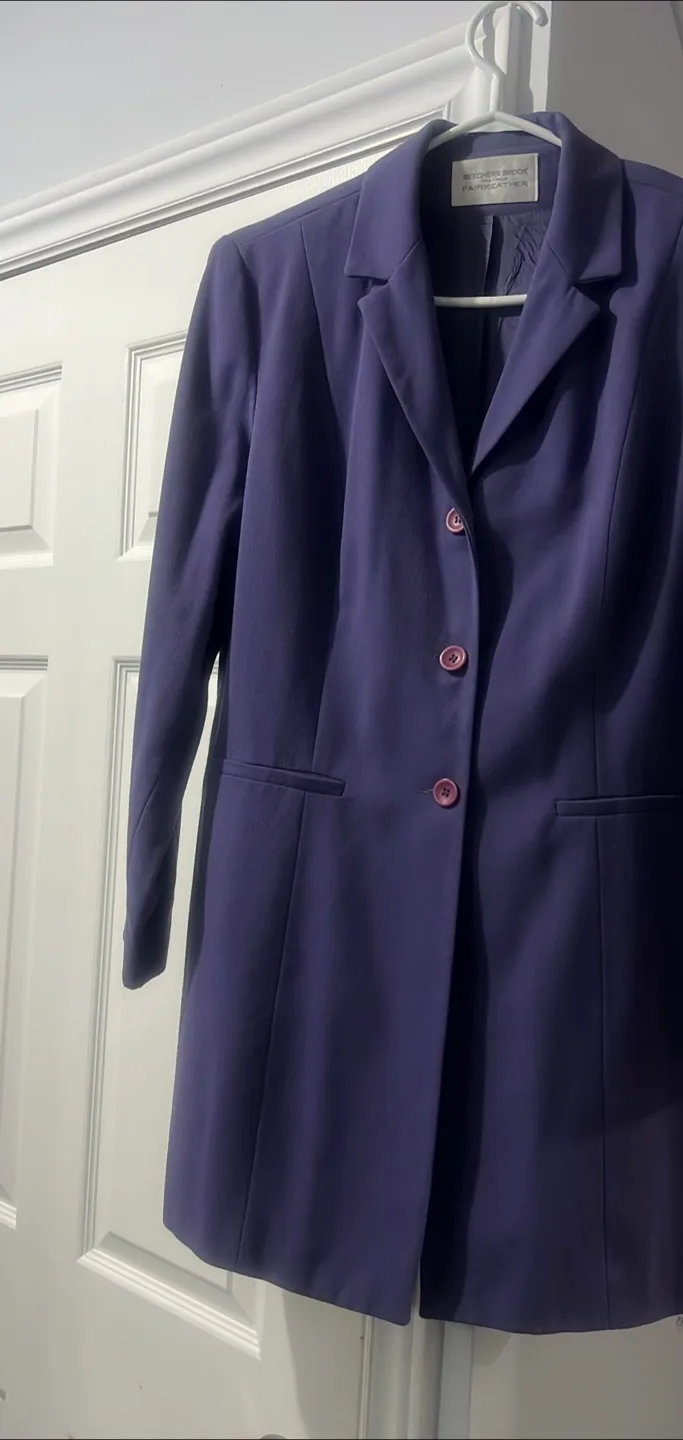 Moving Sale - Fairweather purple skirt & blazer set image indicator(4)