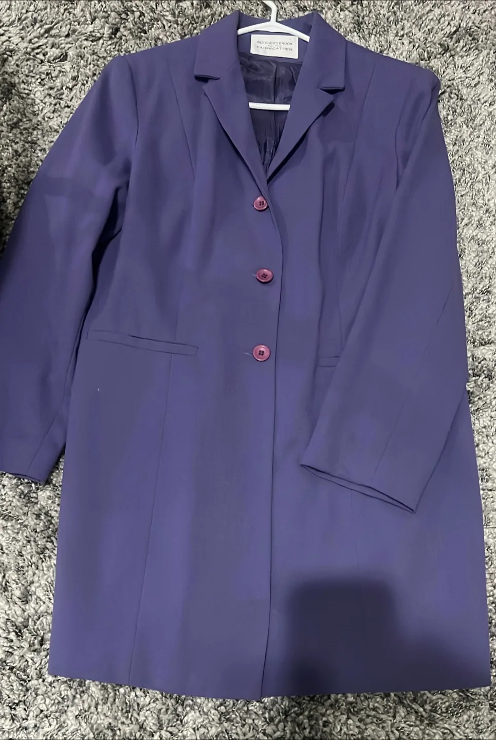 Moving Sale - Fairweather purple skirt & blazer set thumbnail