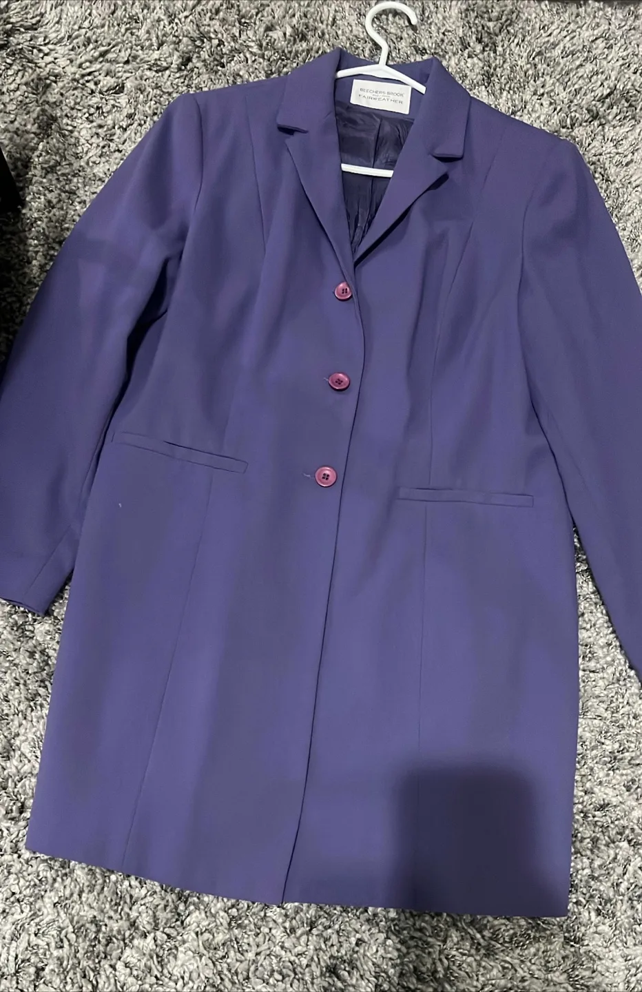 Moving Sale - Fairweather purple skirt & blazer set image indicator(2)