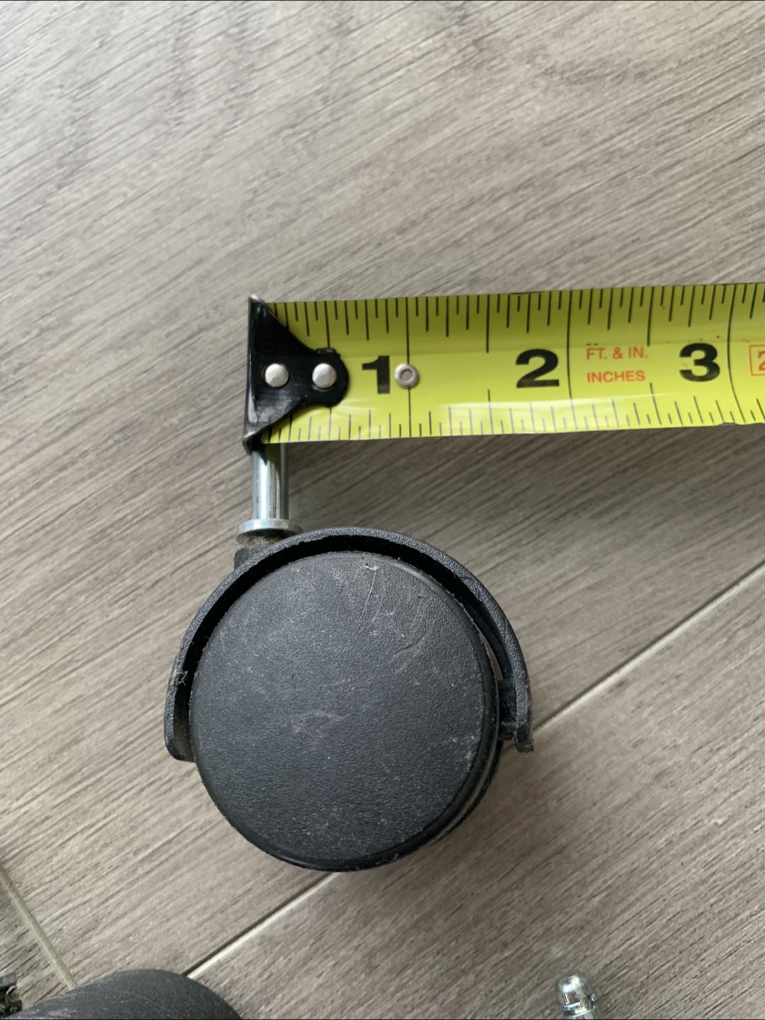 Set of 4 Black Caster Wheels - photo 5