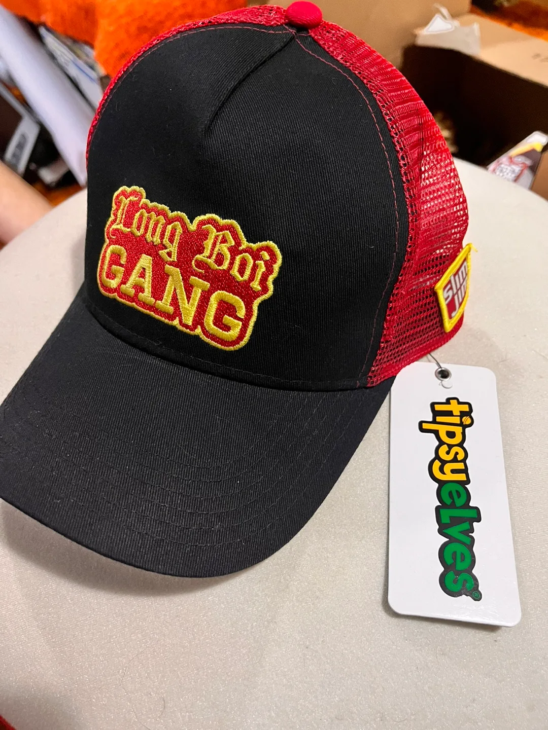 Slim Jim Long Boi Gang Trucker Hat thumbnail