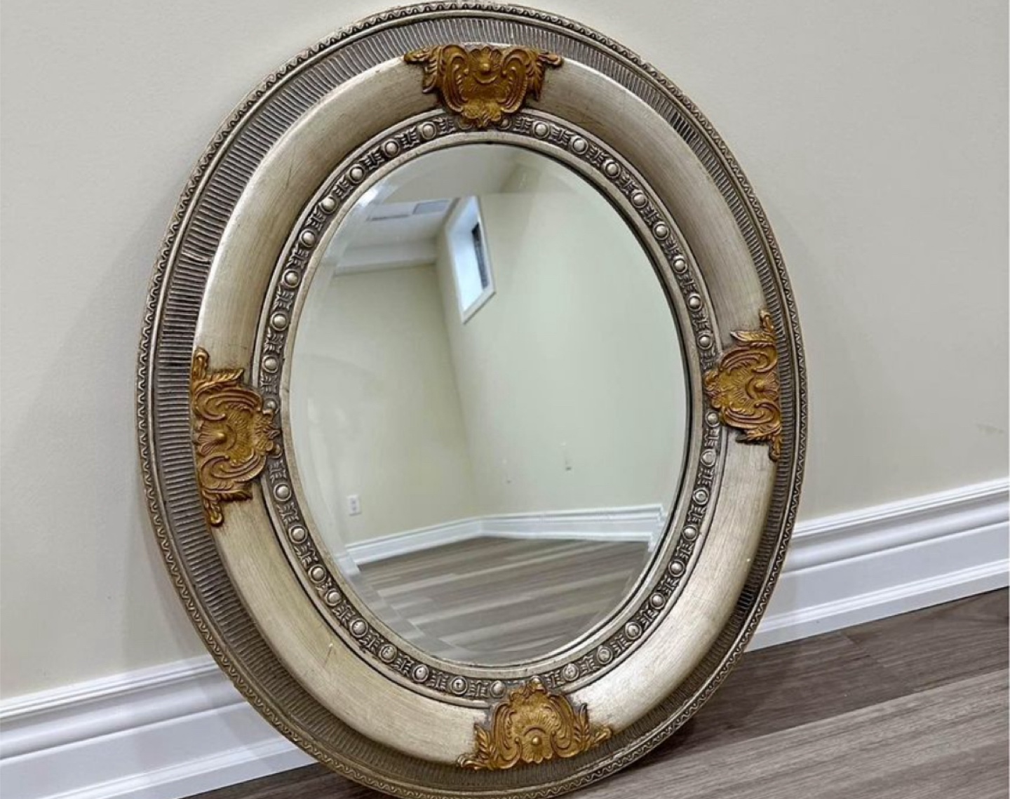 Sofa set and Oval Wall Mirror - photo 2