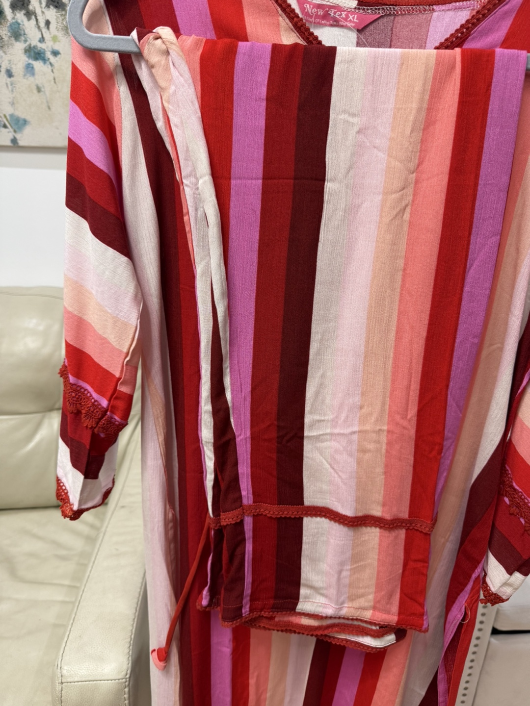 New Texxl Women's Striped Lounge Set - Size XL - photo 5