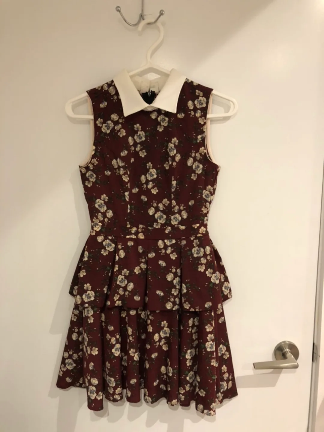 Floral dress with collar thumbnail