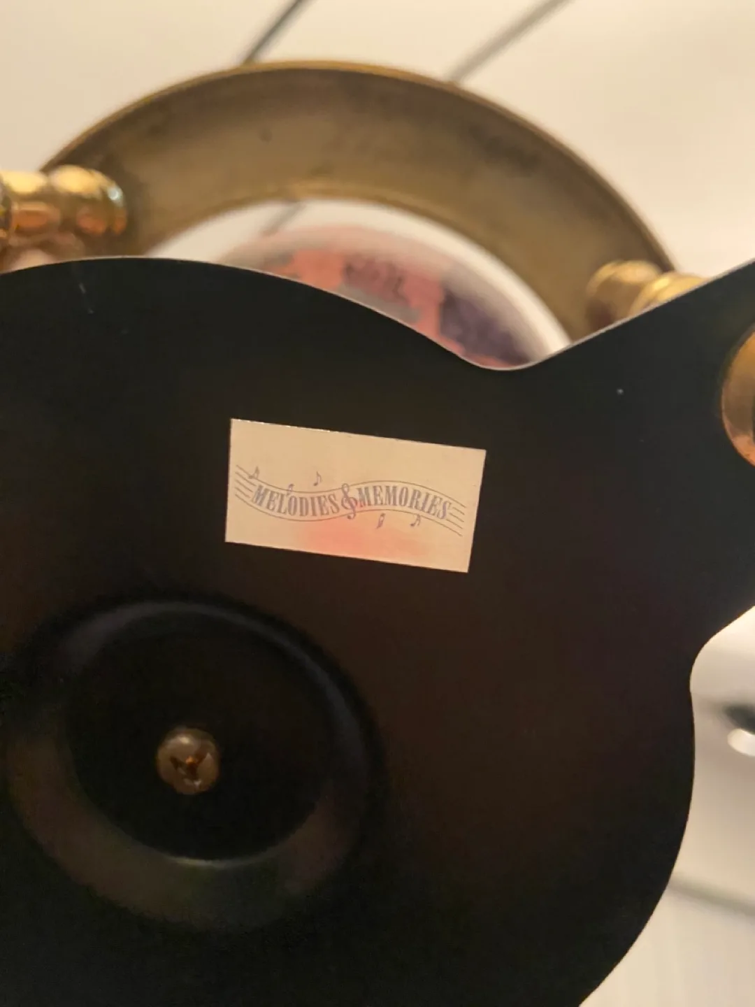 Antique-Style (old world) Brass Globe Music box image indicator(4)