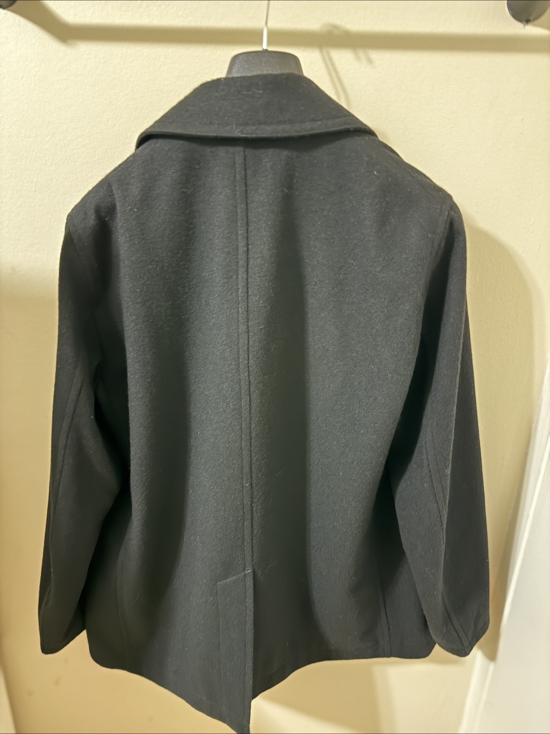 Men's Uniqlo Black Peacoat Size M - photo 3