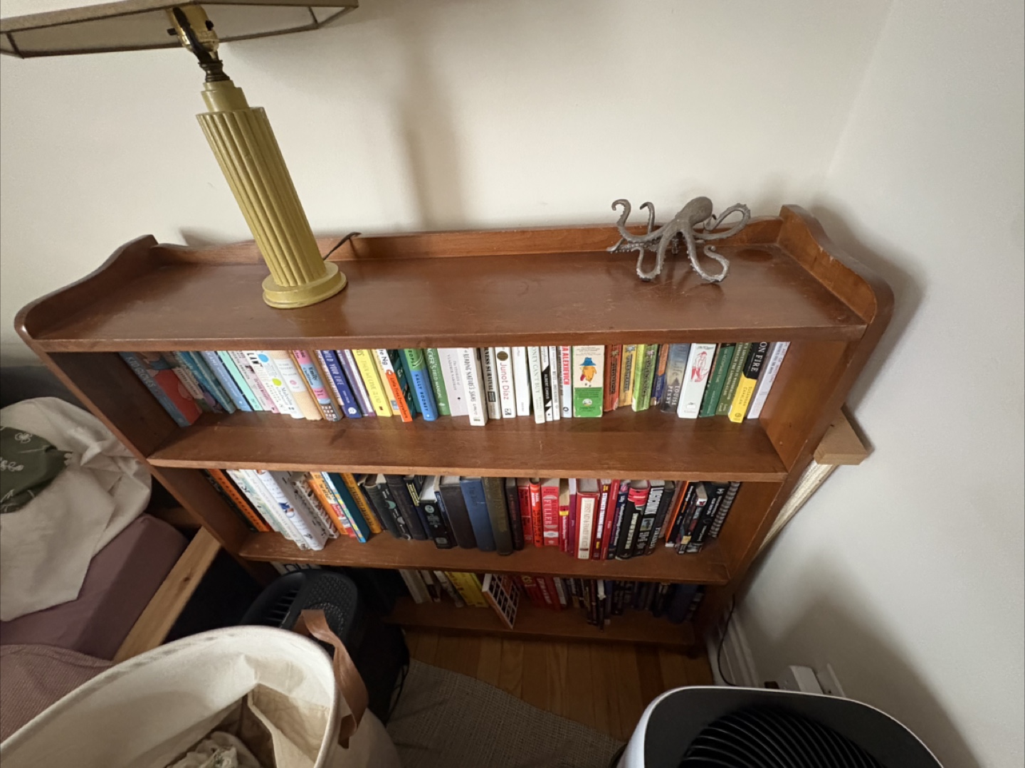 Solid Cherry 3-Shelf Bookcase