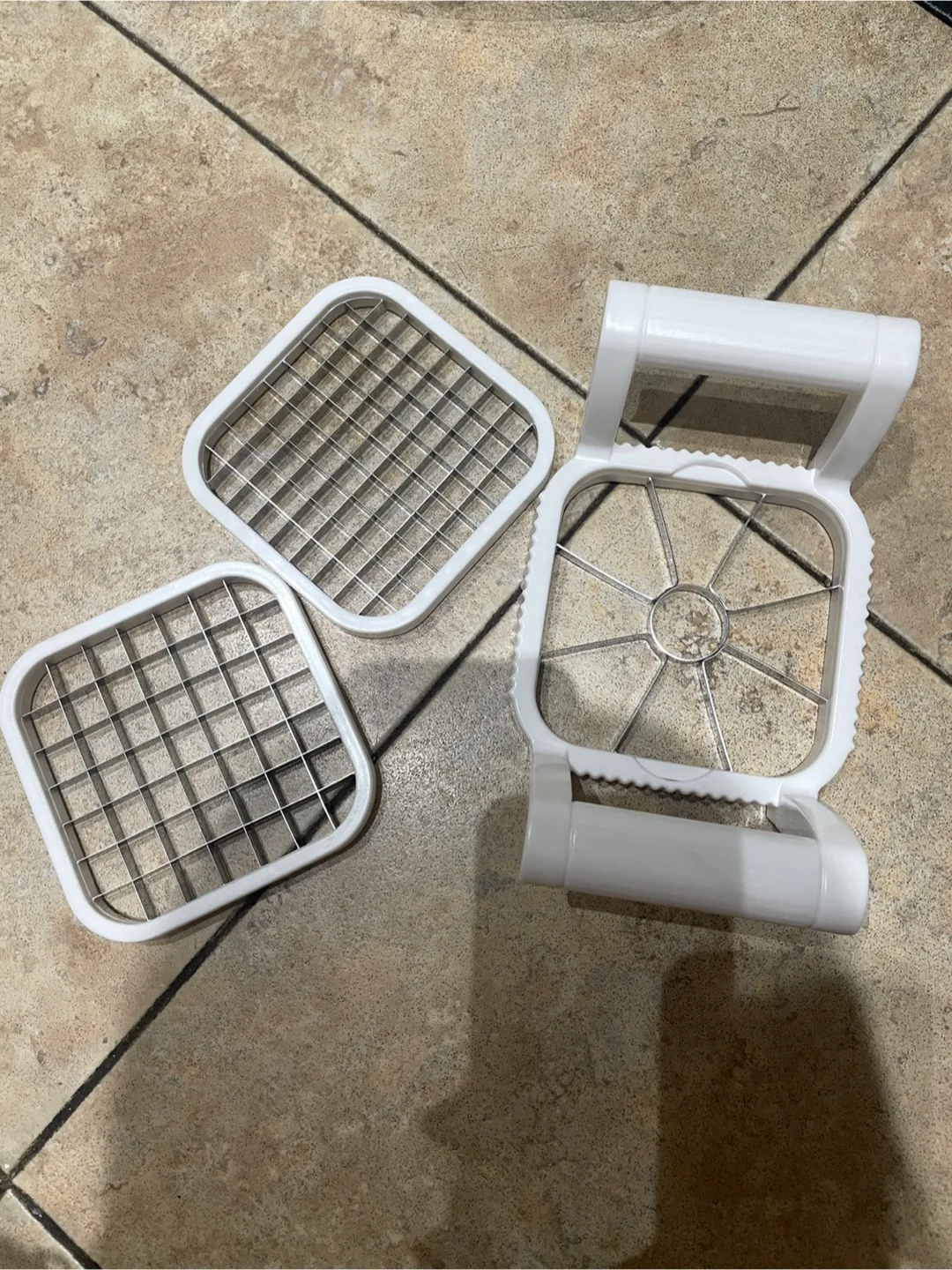 French Fry Cutter with 3 Interchangeable Blades thumbnail