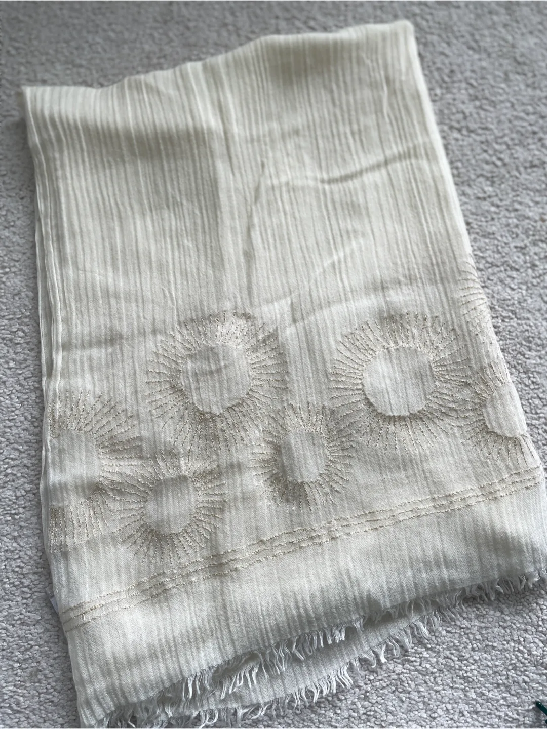 Banana Republic embroidered scarf thumbnail