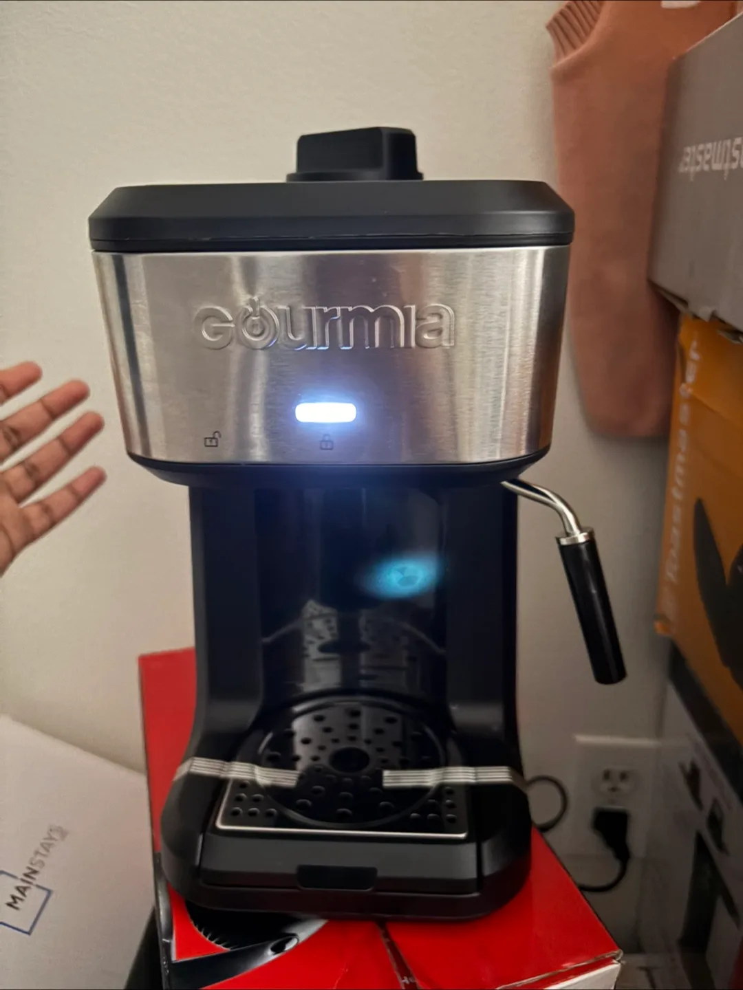 Gourmia Steam Espresso Maker - 4-Shot Espresso Machine thumbnail