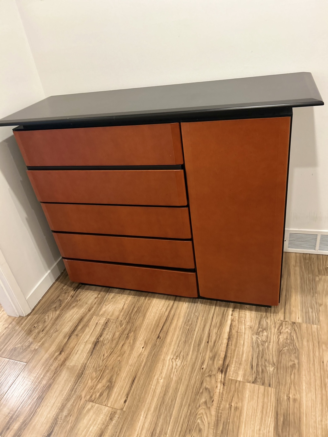 Mid-Century Modern Style Chest of Drawers with Cabinet - photo 3