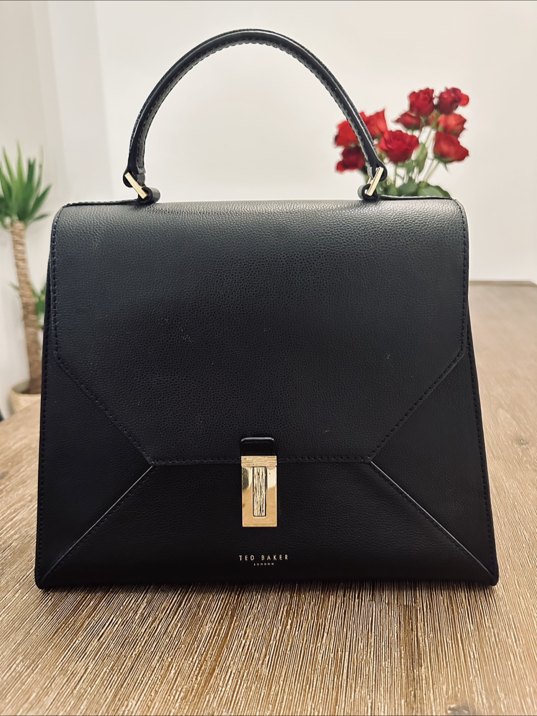 Ted Baker Black Leather Handbag