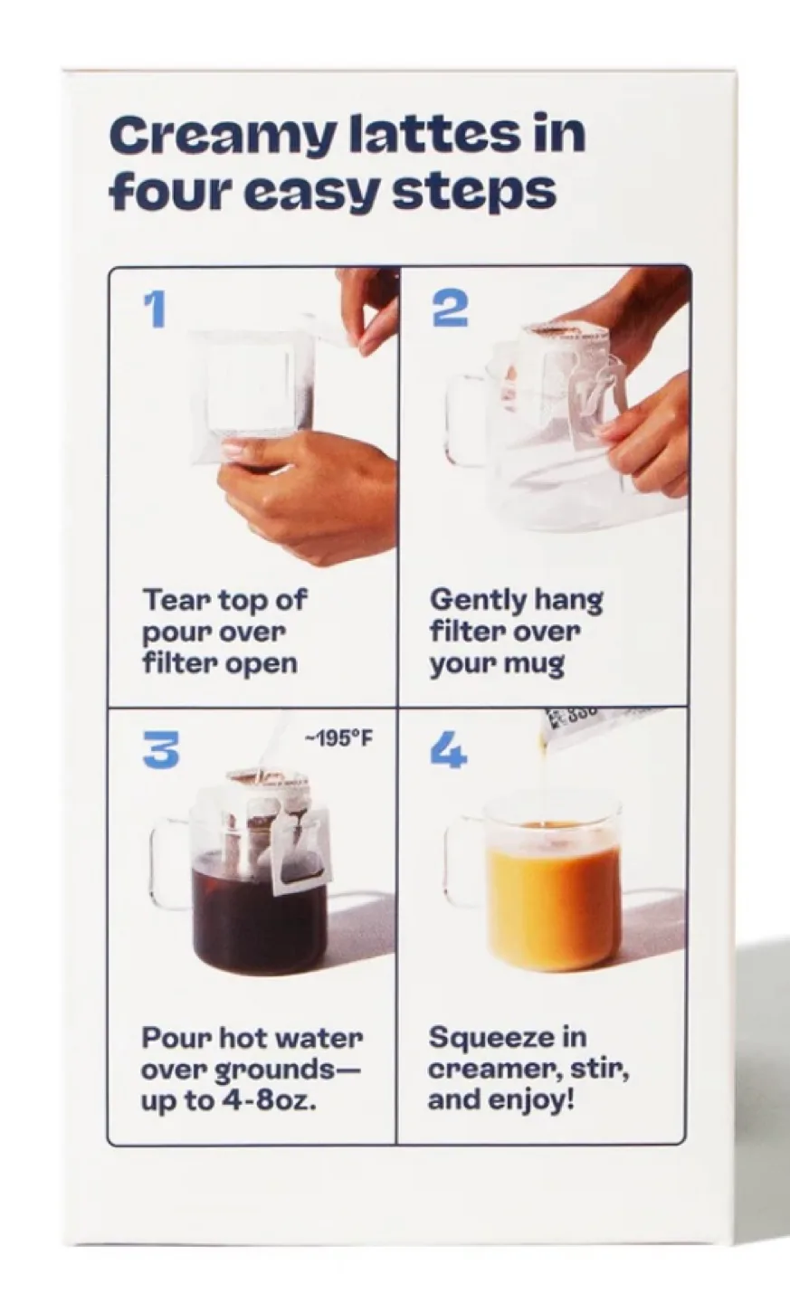 Copper Cow Coffee Vanilla Latte - Pour Over Coffees & 5 Creamers image indicator(3)