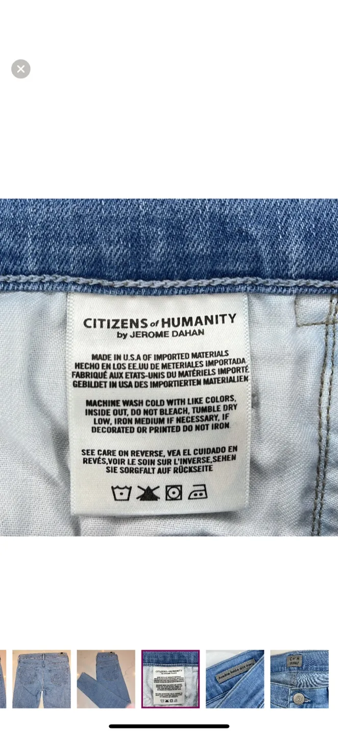Citizens of humanity Ankle Skinny Jeans - Size 27 image indicator(8)