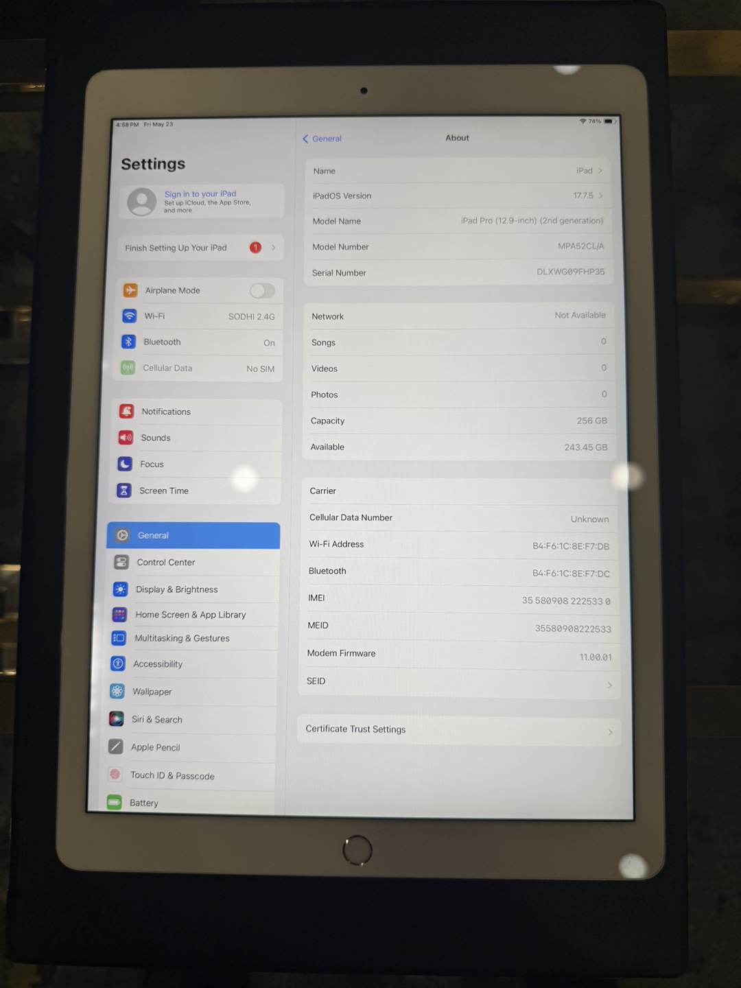 Apple iPad Pro 12.9-inch 256GB Wifi+Cellular - photo 5