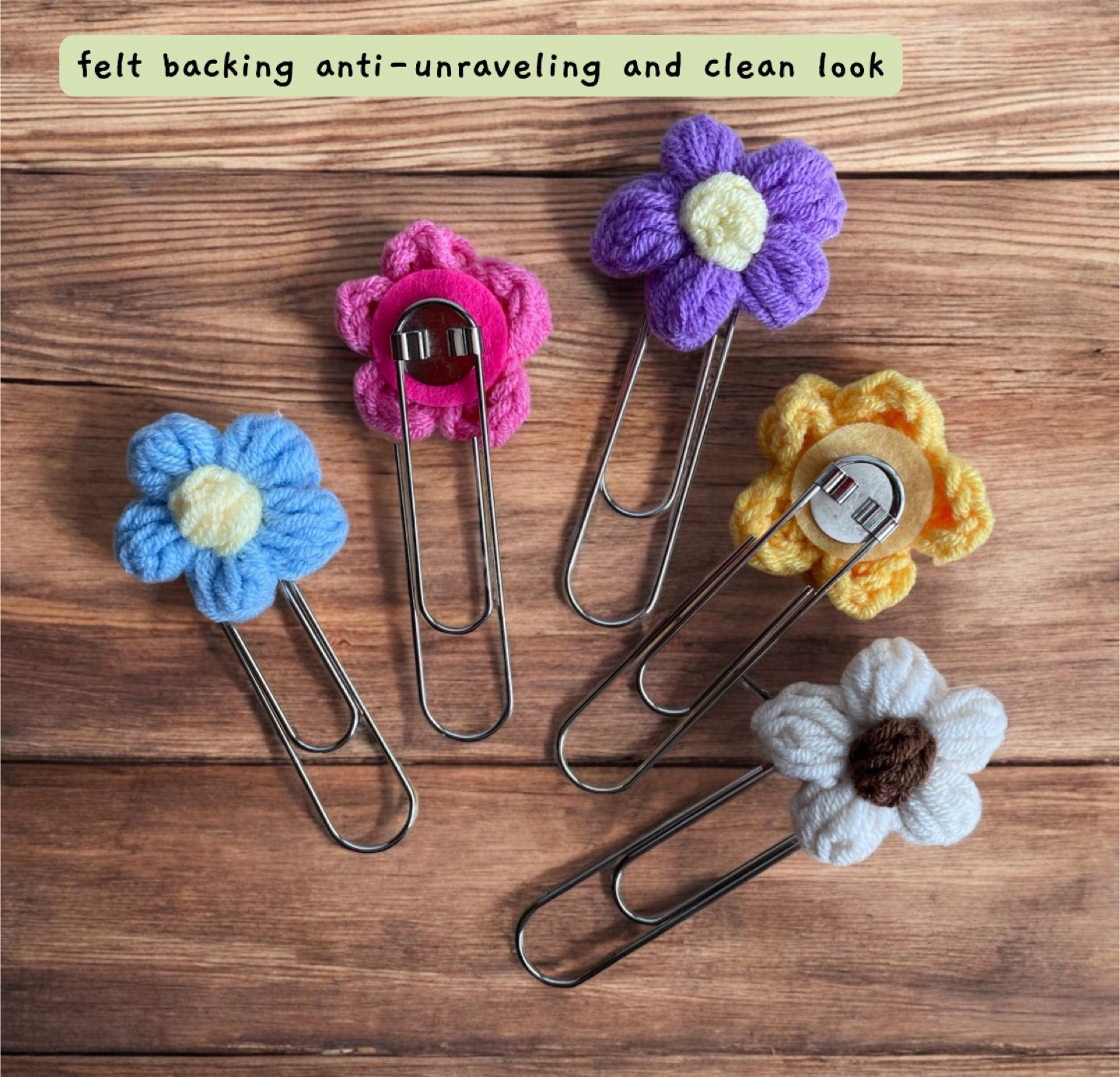 Handmade Crochet Flower Bookmarks - photo 3