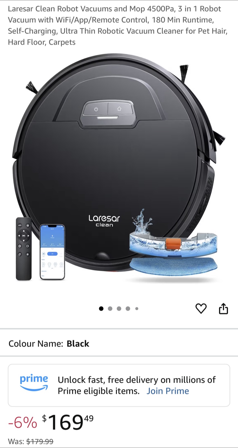 UNUSED OPENBOX -  Robot Vacuum Cleaner - photo 2